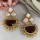 SKNJ0337 Garnet Onyx, Baroque Pearl
