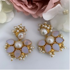 SKNJ0366 Opalite, Freshwater Pearl