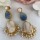 SKNJ0372 Angelite, Baroque Pearl