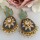 SKNJ0381 Kundan Minakari, Mint Chalcedony
