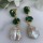 SKNJ0398 Green Onyx, Baroque Pearl