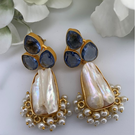 SKNJ0407 Tinted Swarovski, Baroque Pearl SKNJ0407 Tinted Swarovski, Baroque Pearl