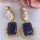 SKNJ0425 Indigo Monalisa, Baroque Pearl