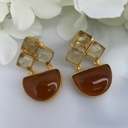 SKNJ0463 Citrine, Calcite